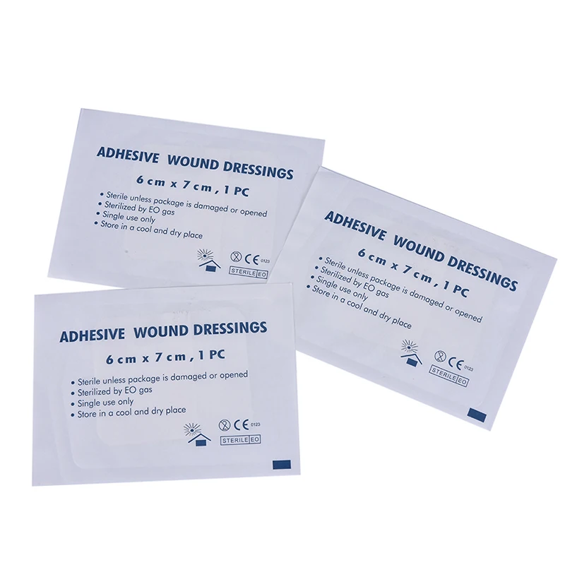 10 шт. большой размер гипоаллергенный нетканый медицинский клейкий перевязочный