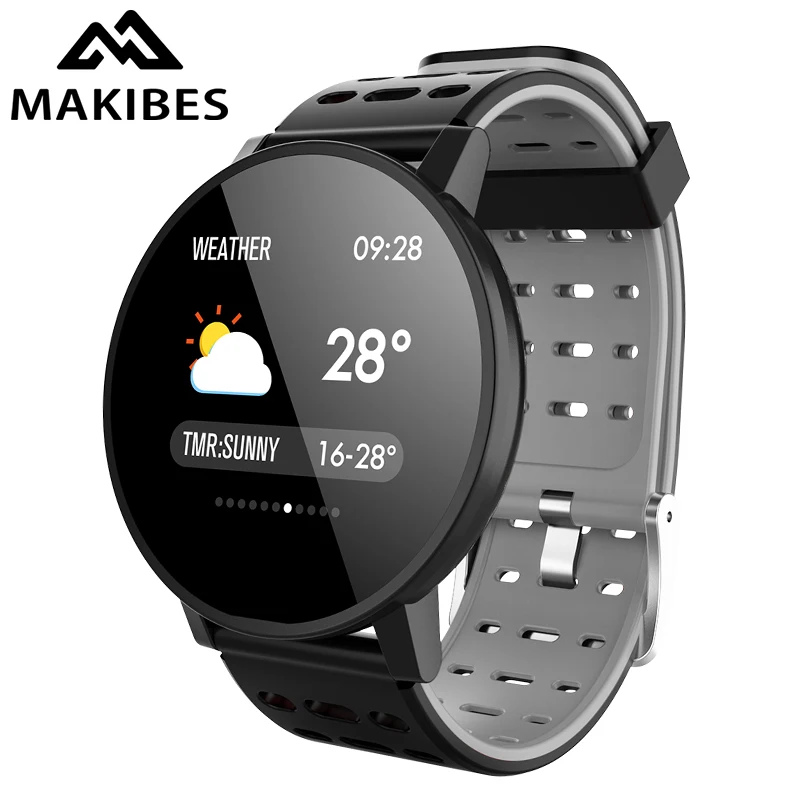 Makibes T3 Смарт-часы IP67 Водонепроницаемый фитнес-трекер кровяное кислородное кровяное давление мужские wo мужские умные часы PK V11 браслет