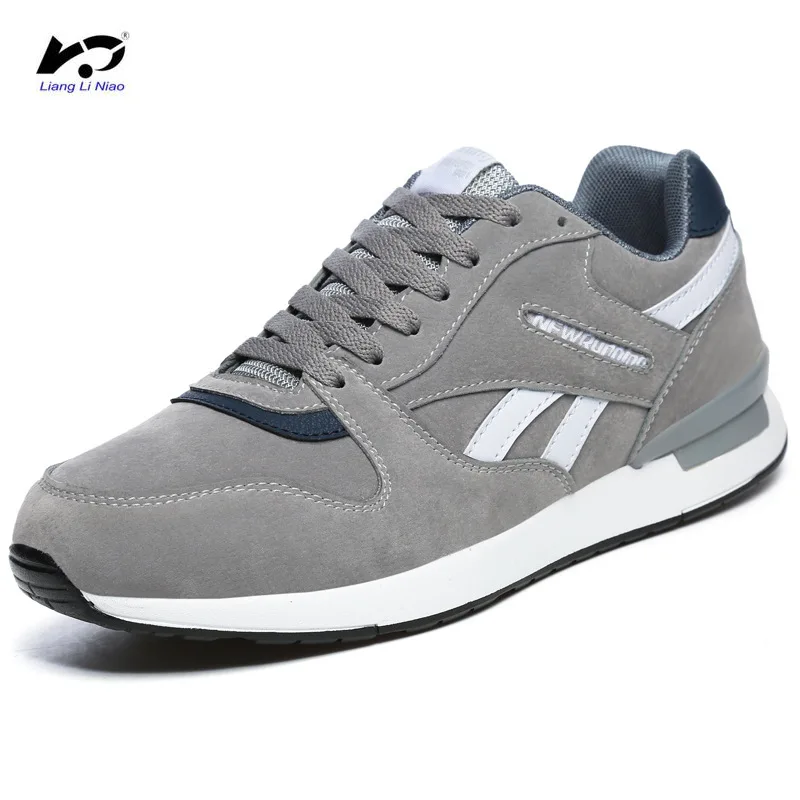 

2020 Men's Fall/Winter Casual Shoes Lightweight Suede Flat SneakerLace slip Loafers