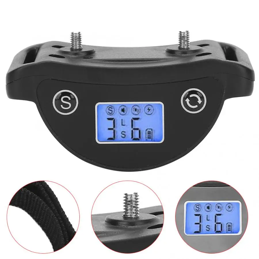 Многофункциональный ошейник с антилай вибрация электрическим током и ЖК экраном