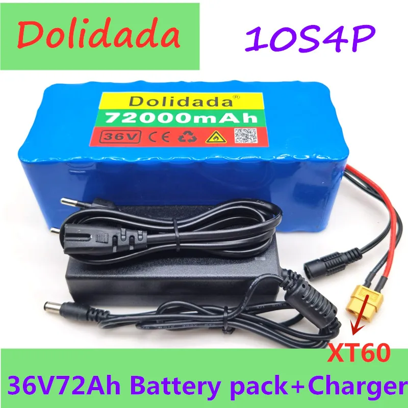 XT60 интерфейс батареей 36В 10S4P 48Ah батарейный блок 1000W высокая мощность батареи
