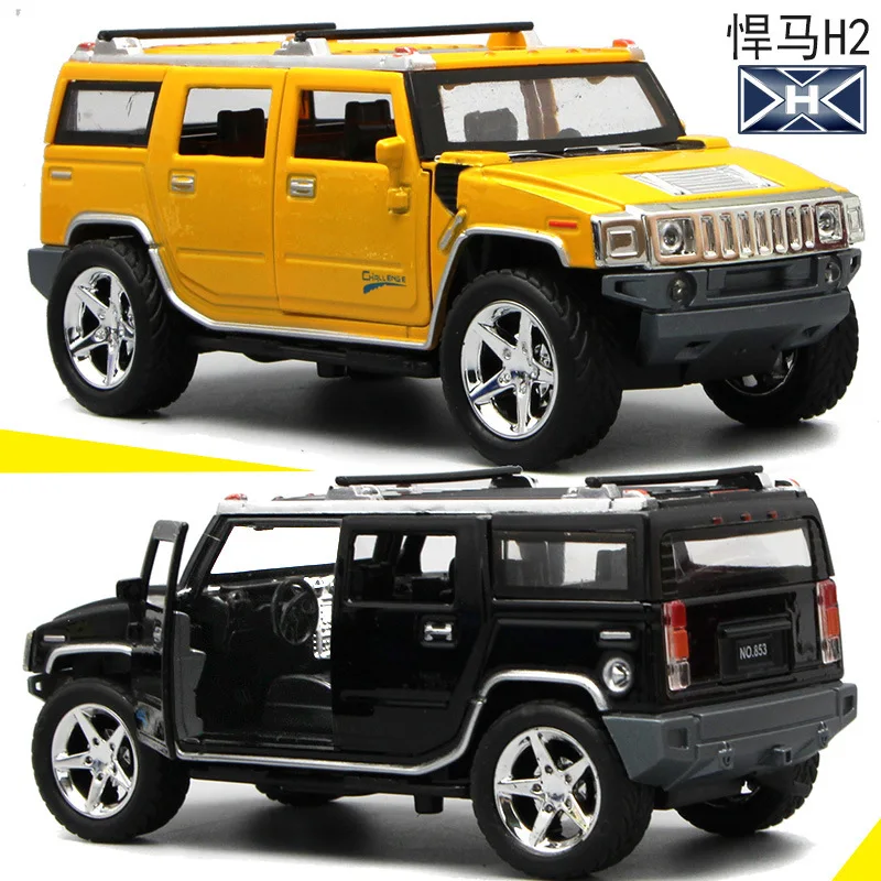 Модель внедорожника Hummer H2 в масштабе 1:32 модель автомобиля из сплава со звуком и