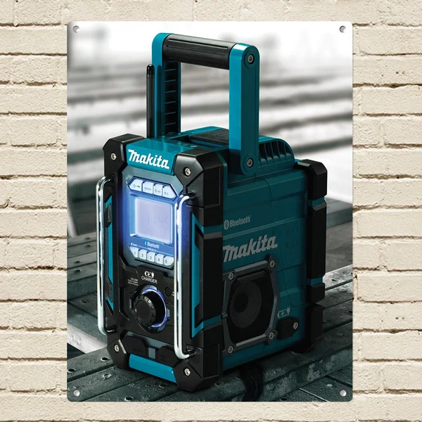 Жестяная вывеска Makita настенная с Металл Классический номерных знаков Винтаж