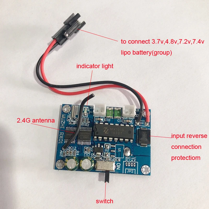 1 шт дифференциал 24g 4ch ресивер д