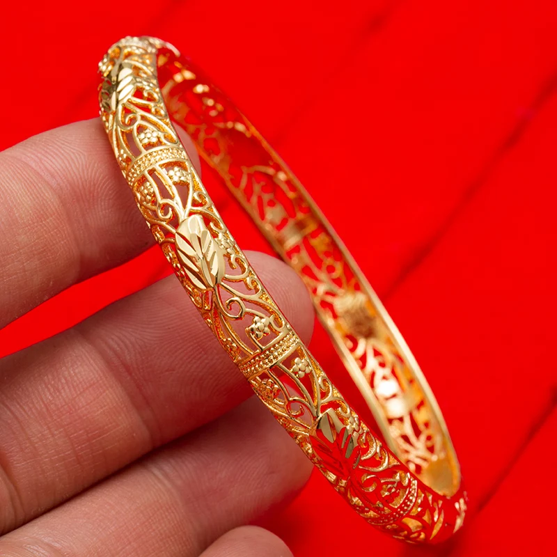 WANDO браслеты золотого цвета для женщин свадебные ювелирные изделия африканских