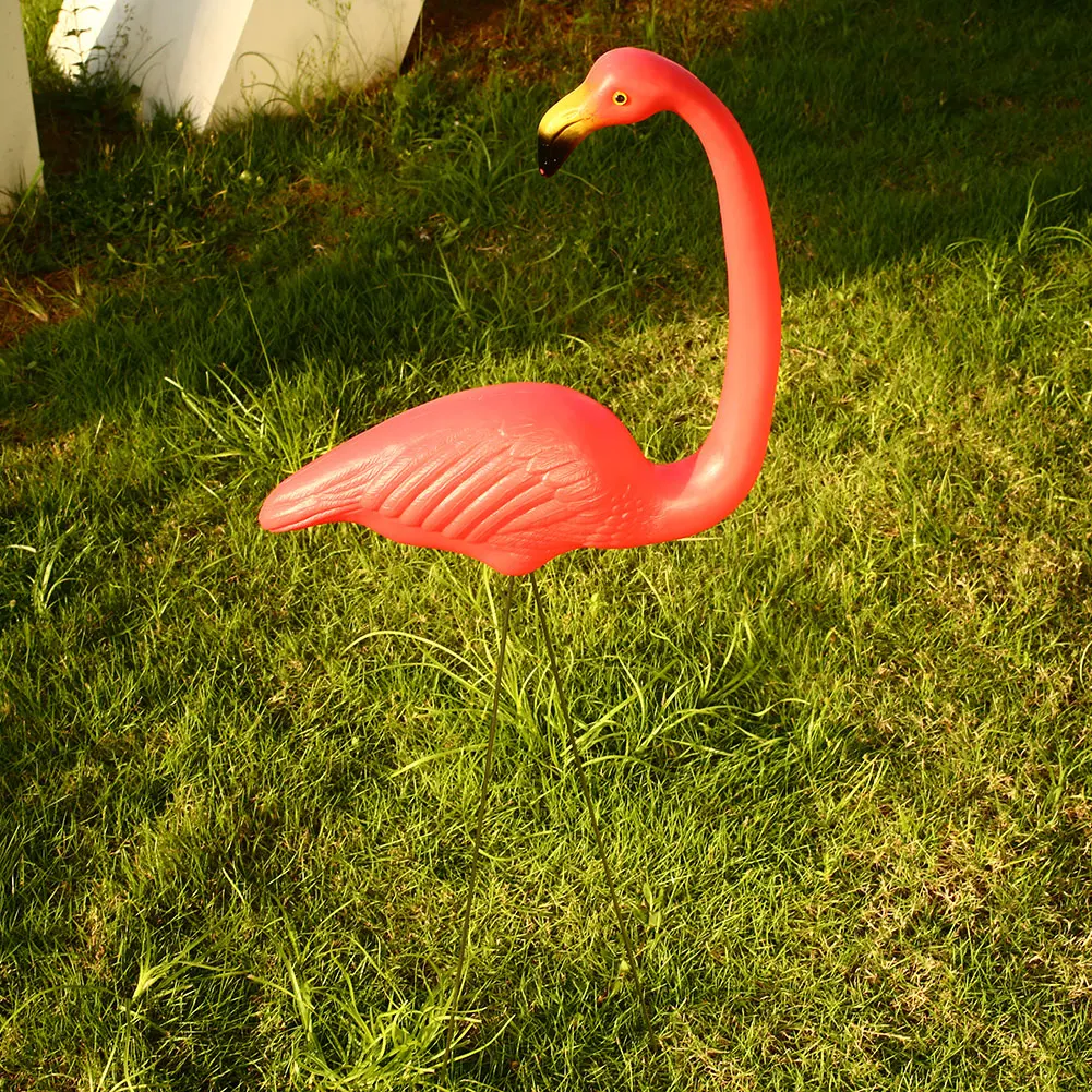 Фламинго орнамент пластиковые свадебные фигурки фламинго газон украшения двора