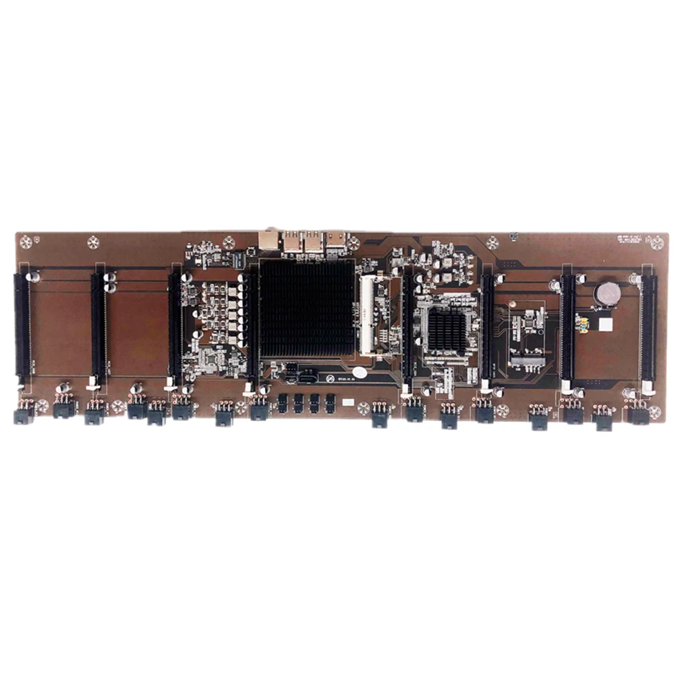 HM65 8 GPU USB 2 0 3 MSATA SATA3.0 встроенный ЦП DDR3 BTC материнская плата компьютер Майнер