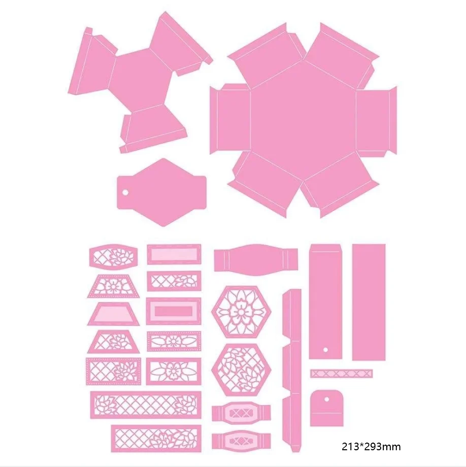 

Металлические штампы для резки, штабелируемые тиффины в коробке, уровни красоты, форма для высечки карточек, скрапбукинга, бумаги, рукодели...