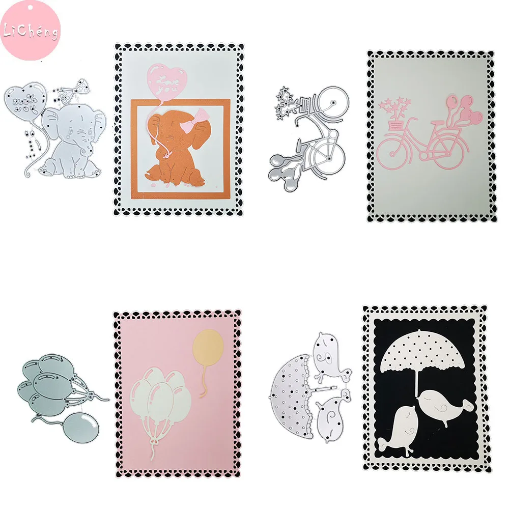 Металлический вырубной ремесло Трафаретный штамп карты расходные материалы для