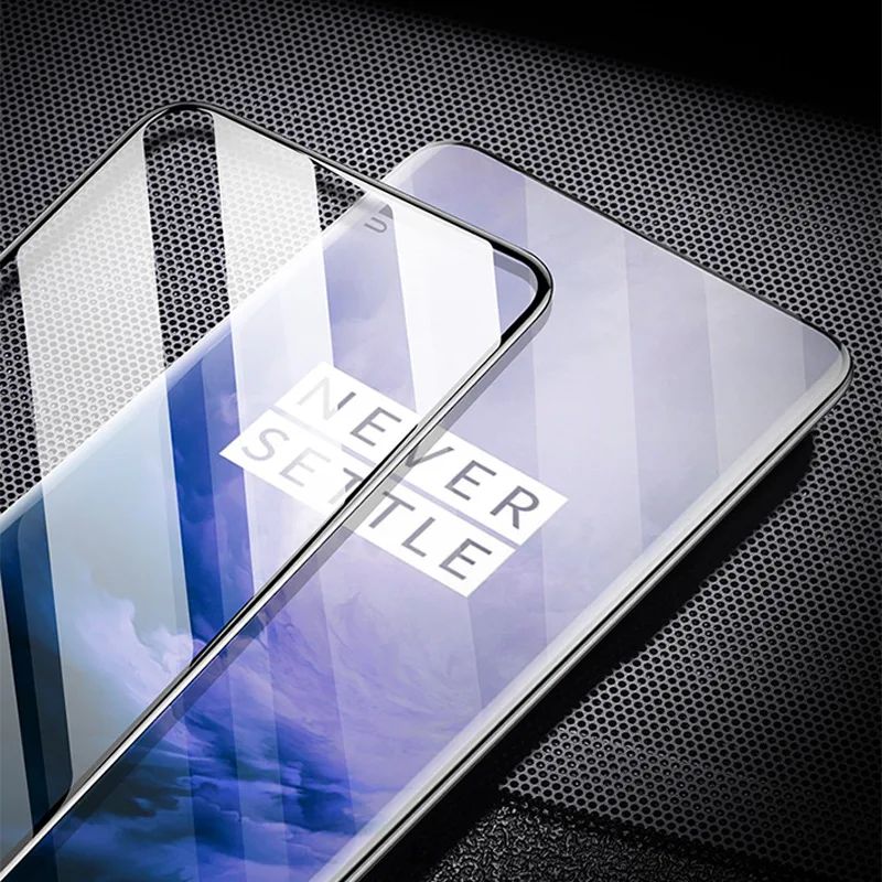 Защитное стекло с закругленными краями для Oneplus 7T 7 Pro закаленное экрана|Защитные