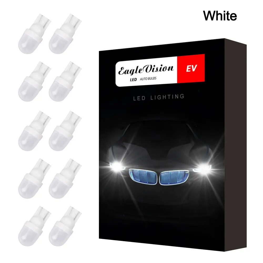 10 шт. светодиодные лампы для чтения T10|Сигнальная лампа| |