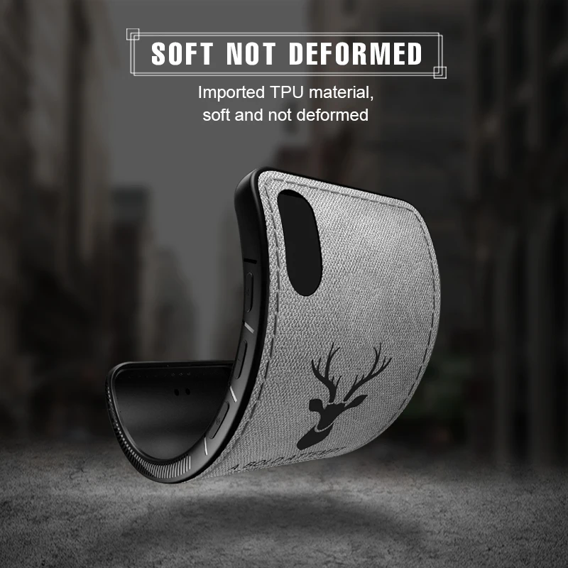 On Honor 9x 9 10 20 10i 20i Lite Case Antler Cloth Slicone Cover Soft Bumper Coque on PRO lite | Мобильные телефоны и