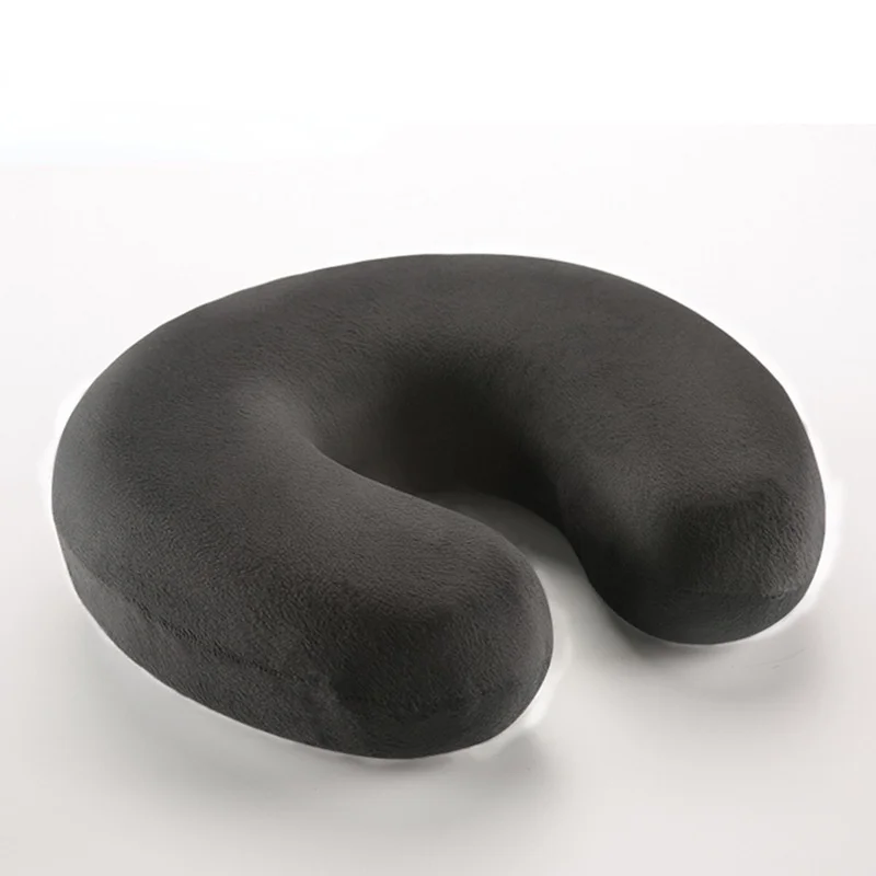 Slow Rebound Memory Cotton U-shaped Pillow Aircraft Travel Cervical Neck Protection Core | Дом и сад