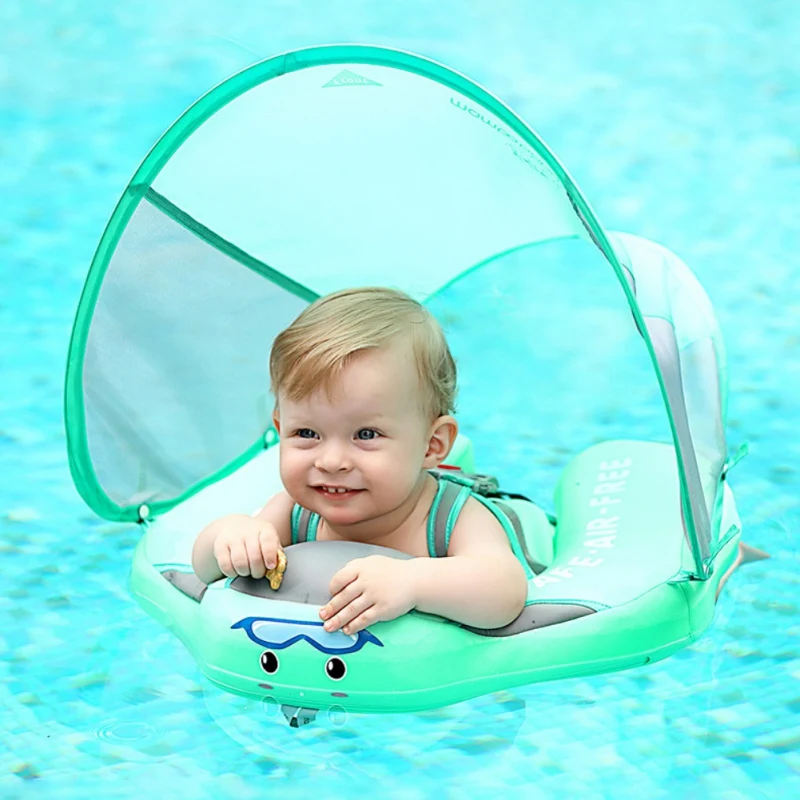 

2021 ненадувной детский шейный поплавок для купания младенцев плавающий тренажер для купания аксессуары для игрушек