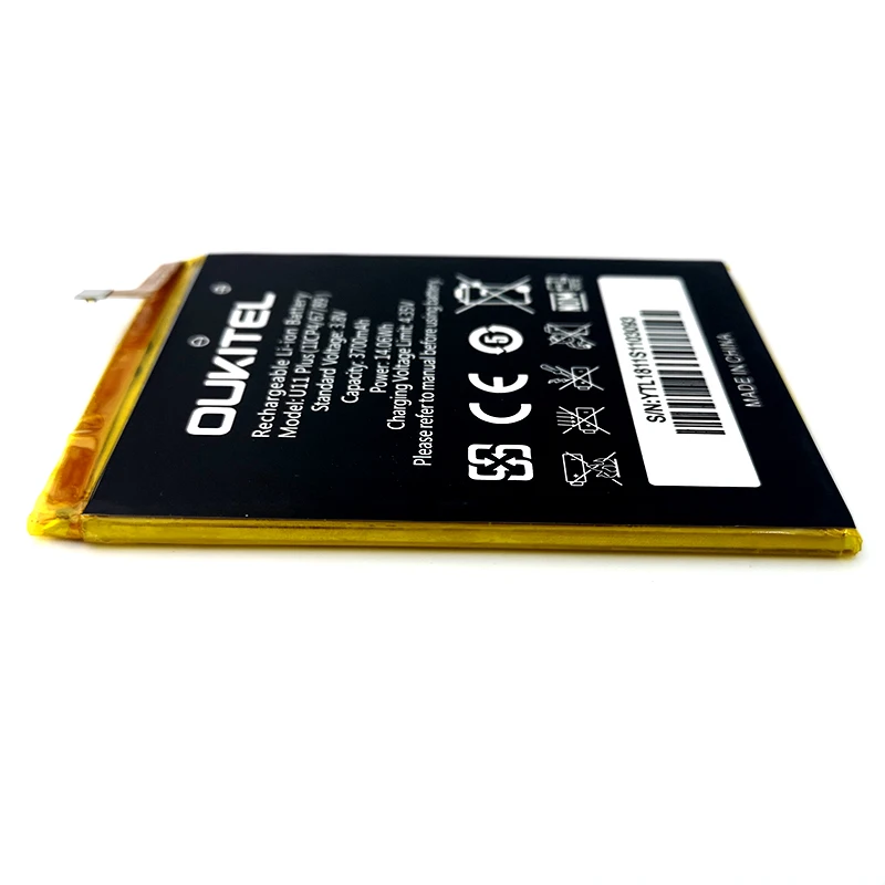 100% оригинал 3700 мАч U11 плюс батарея для Oukitel Plus телефон высокое качество +