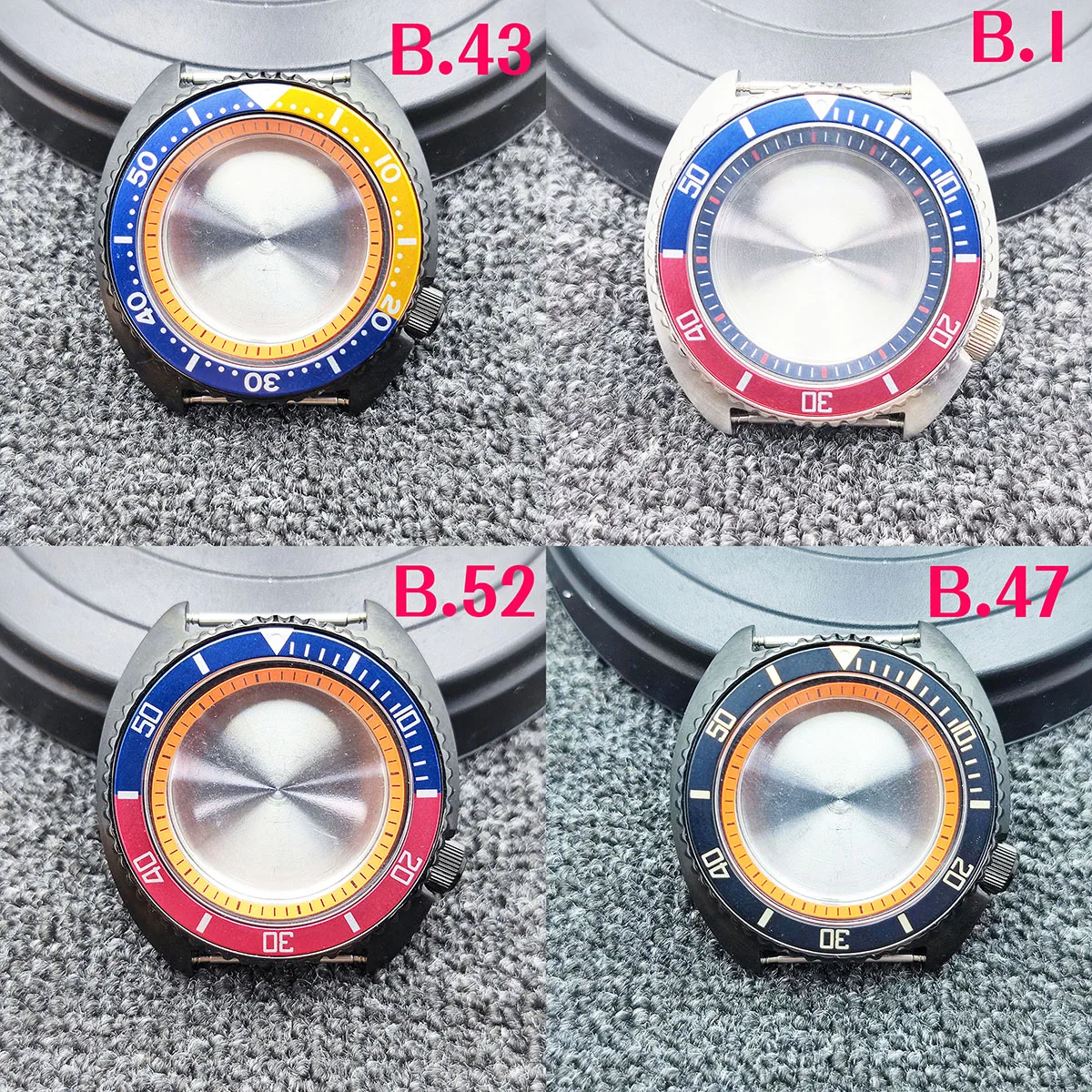 

Nh35 caso 42.5mm caso vidro de safira adequado para nh35 nh36 movimento acessórios do relógio pode ser combinado