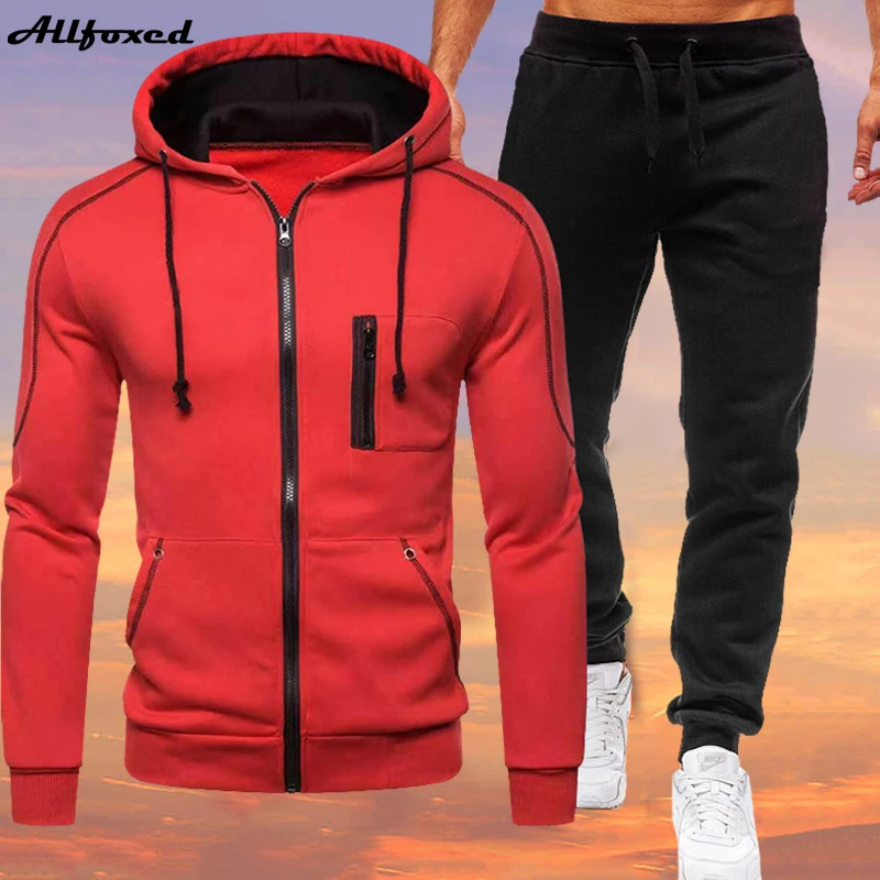 

Fashion Brand Tracksuit Set Autumn and Winter Men's Hoodie Sets Sweatshirt +Pants Harajuku Loose Oversize Male's Outwear Suits