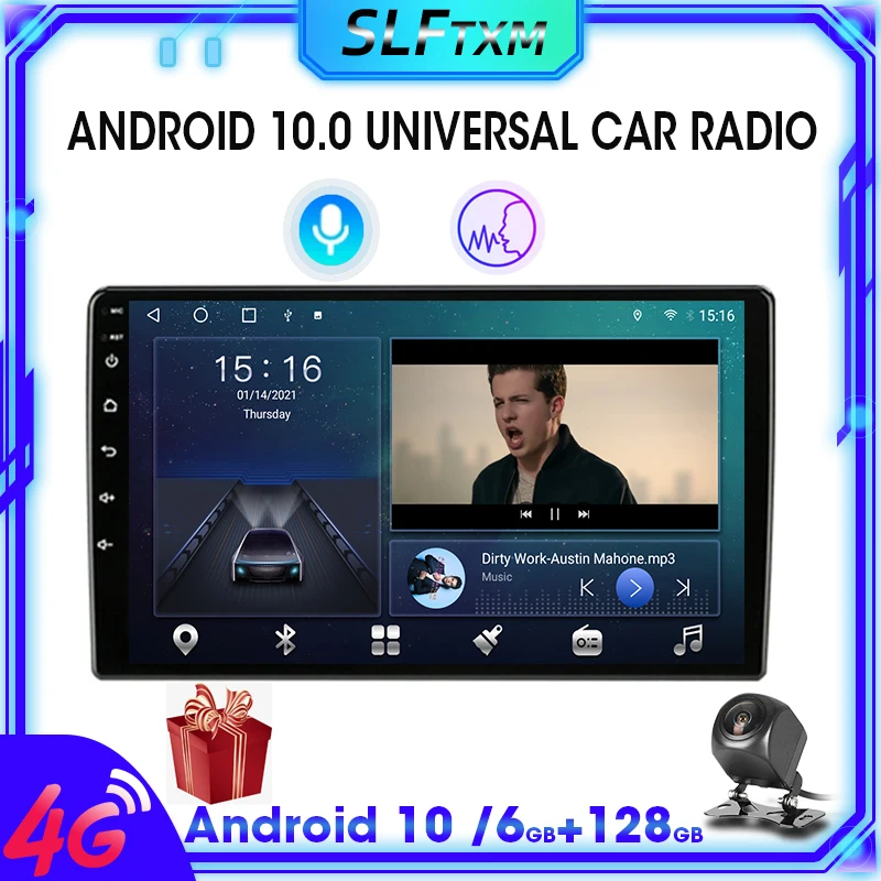 

Android 10.0 Universal Car Radio Multimedia Video Player 2din 4G DSP GPS Navigaion 9/10.1" Stereo receiver player DVD FM AM