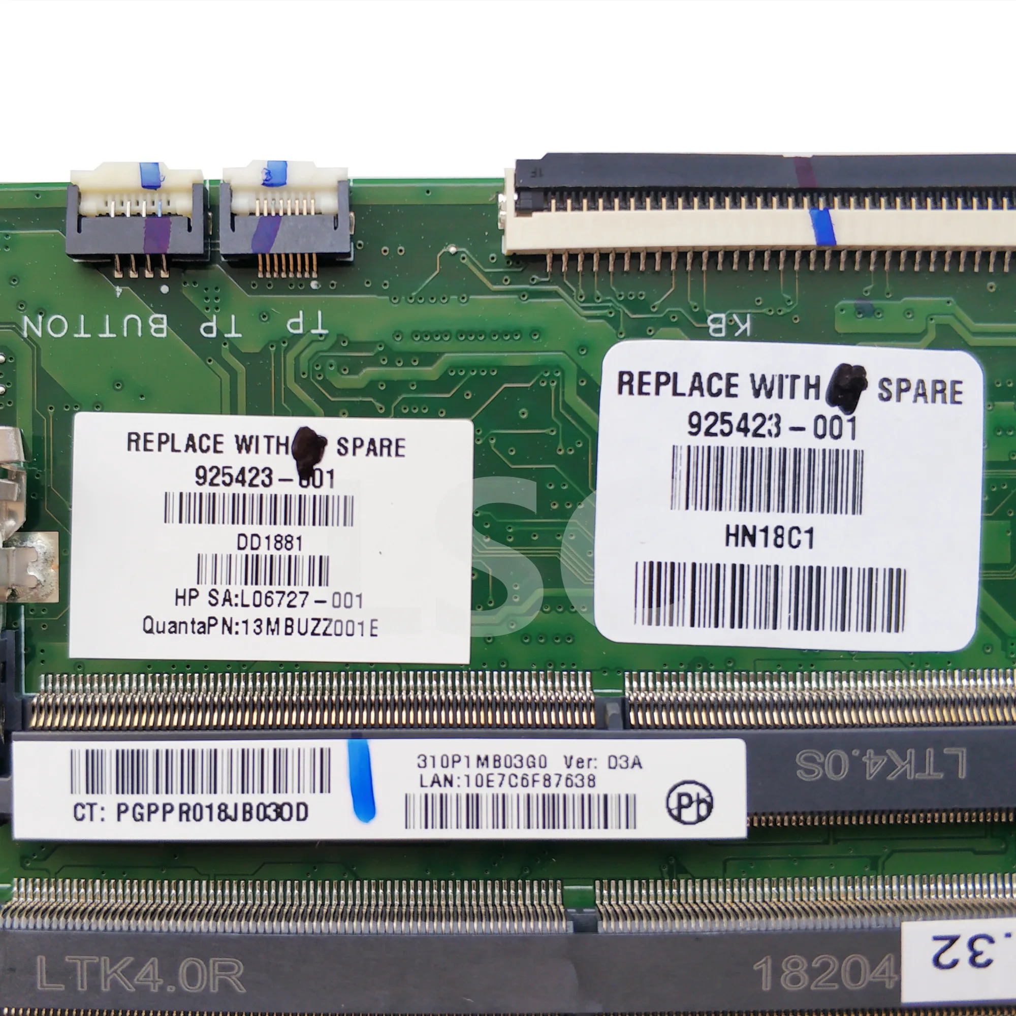 СОП для HP 14-BS 240 G6 серии Материнская плата ноутбука 925423-001 925423-501 925423-601 DA0P1BMB6D0 I3-6006u