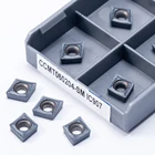 Набор токарных инструментов, комплект из 10 твердосплавных пластин CCMT060204 IC908, CCMT060208 IC907, CCMT 060204060208