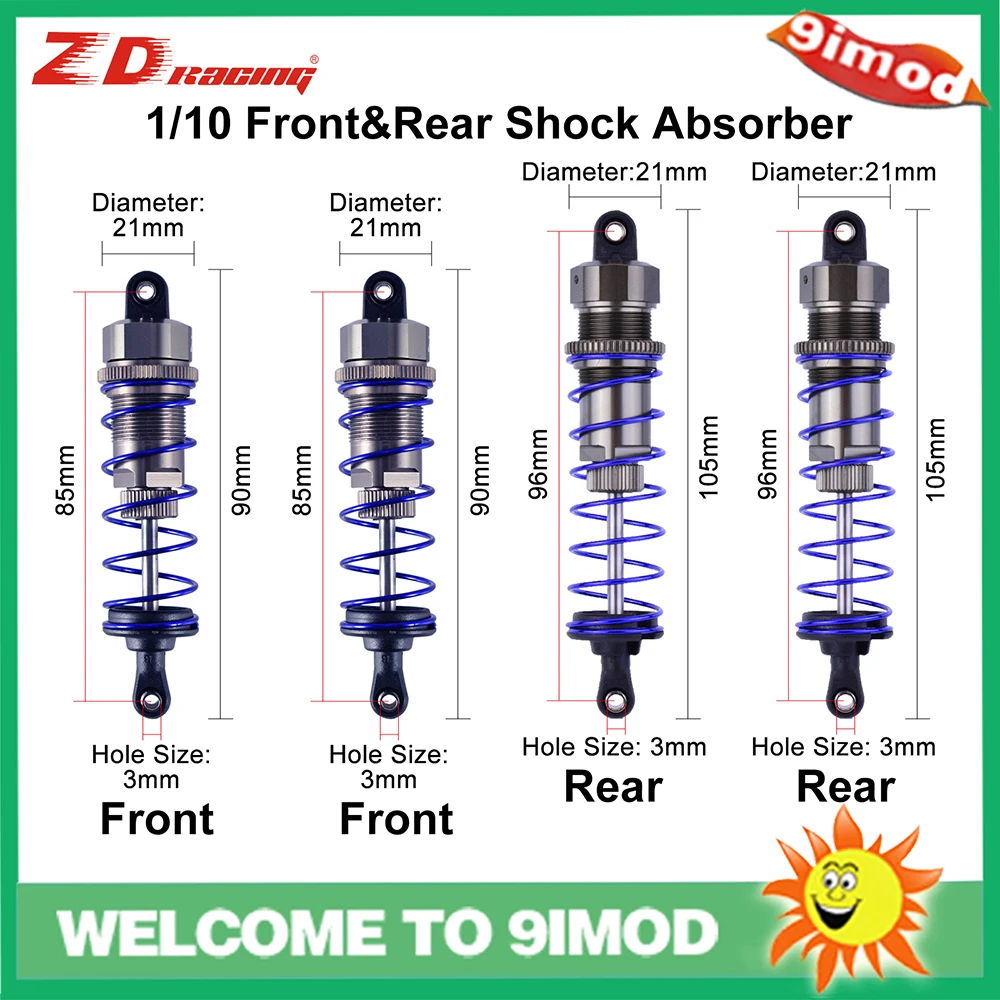 

Амортизатор подвески ZD Racing Front Raer для радиоуправляемого автомобиля 1/10 HSP, 2 шт.