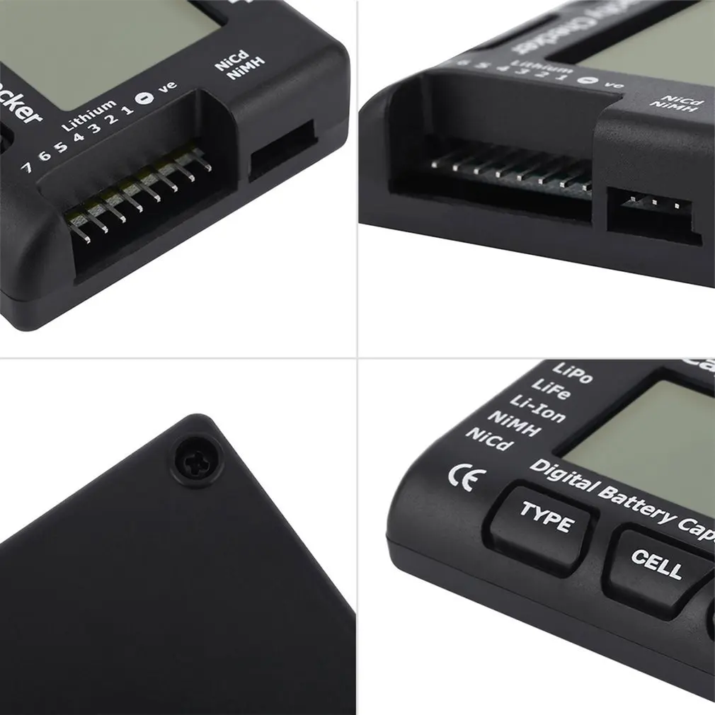 Цифровой тестер емкости аккумулятора RC CellMeter-7 для проверки литий-ионных