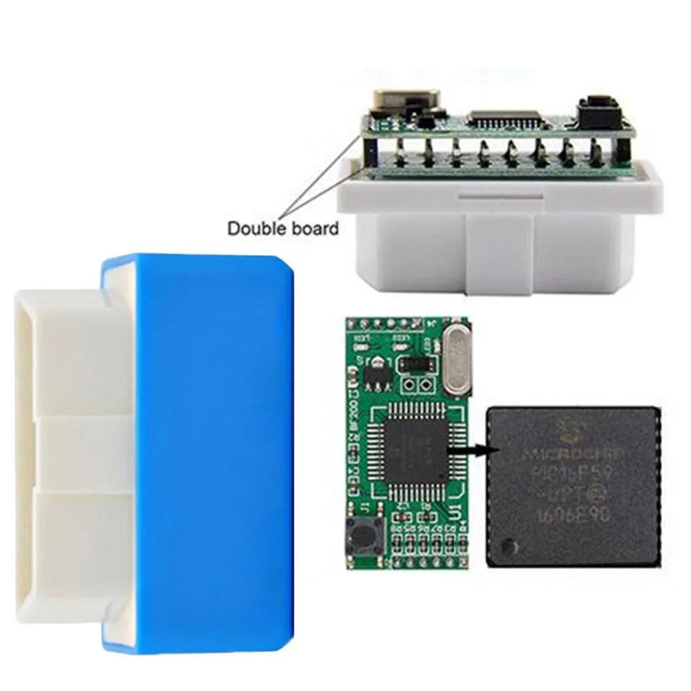 4 цвета Nitro OBD2 EcoOBD2 чип-тюнинговая коробка для ЭБУ вилка и драйвер NitroOBD2 Eco OBD2 для бензинового автомобиля 15% экономия топлива больше мощности