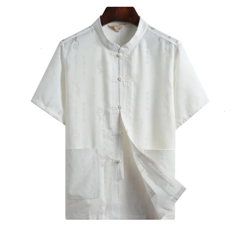 Рубашка мужская с коротким рукавом костюм Тан униформа для боевых искусств кунг