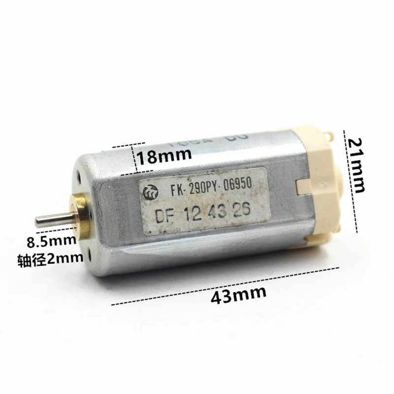 MABUCHI FK 290PY 06950 DC 12V 24V 36V низкая скорость 18mm * 21mm маленький мини Электрический мотор 2mm