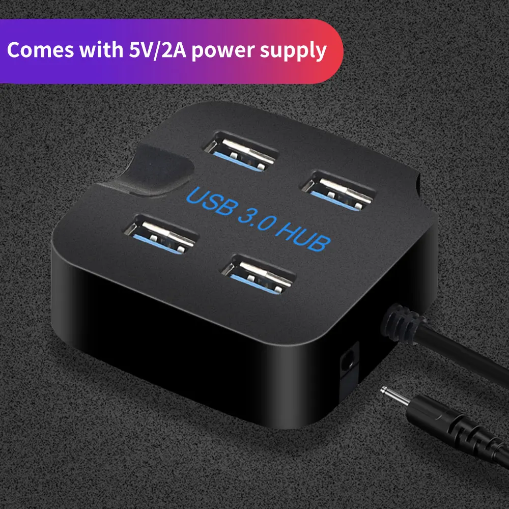 4 Порты usb хаб 3 0 высокое Скорость 5 Гбит/с USB разветвитель адаптер для настольных