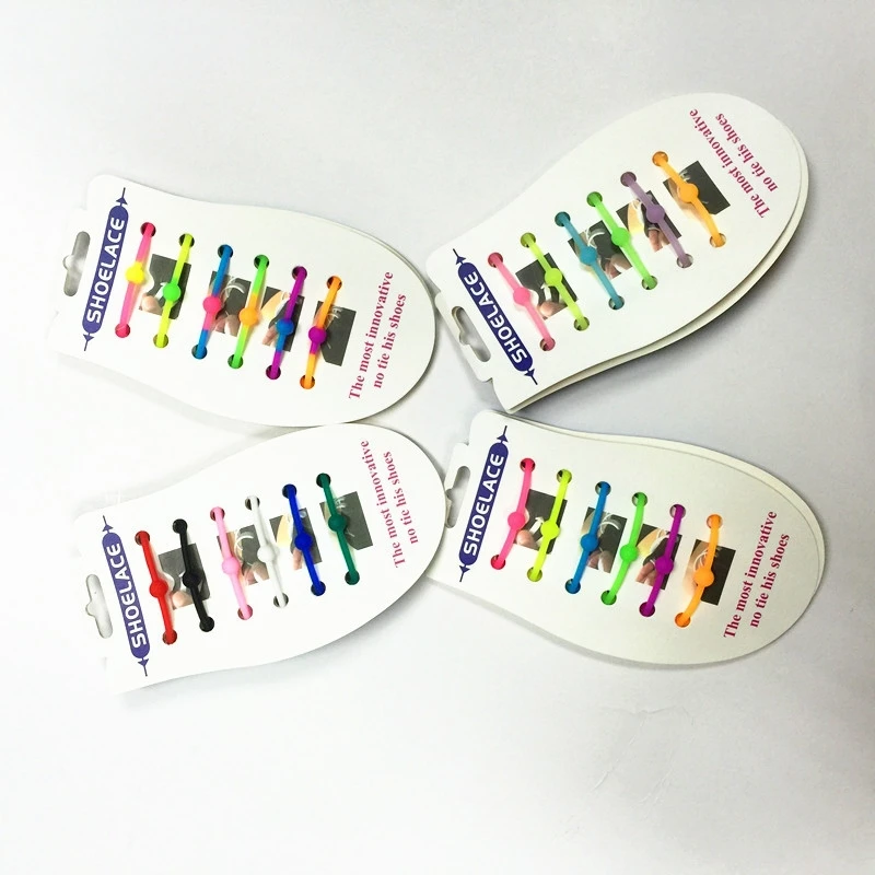 12 шт./партия шнурки для обуви унисекс эластичные без шнурков силиконовые все