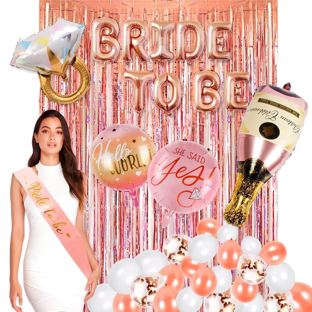 QIFU Team Bride To Be Hen Party Свадебное Украшение свадебное украшение для вечеринки