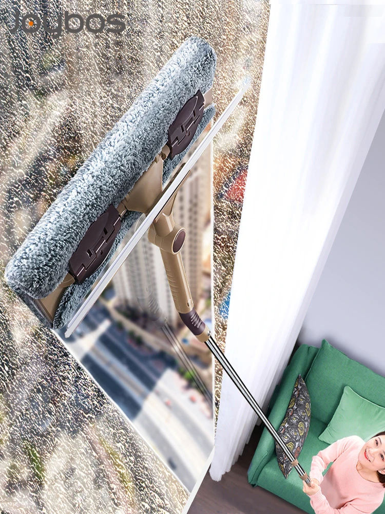 JOYBOS Стекло чистящее средство двухсторонняя телескопическую штангу для мытья