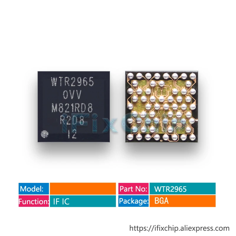 10pcs/lot WTR2965 For oppo R9s/xiaomi max/vivo x9i Intermediate Frequency IF IC Chip
