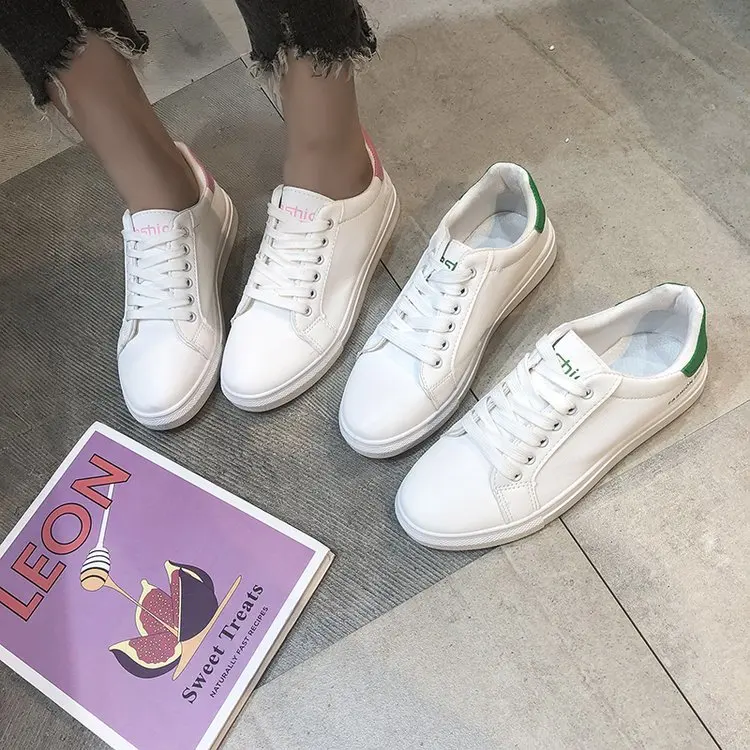 Женская Повседневная обувь 2020 г. Новая женская спортивная модная дышащая белая