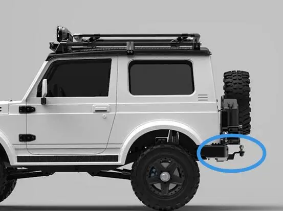 Трейлер лебедки Крюк Пряжка для Capo samurai SIXER CD15828 Jimny Samurai 1/6 солдат Перевозчик Рок