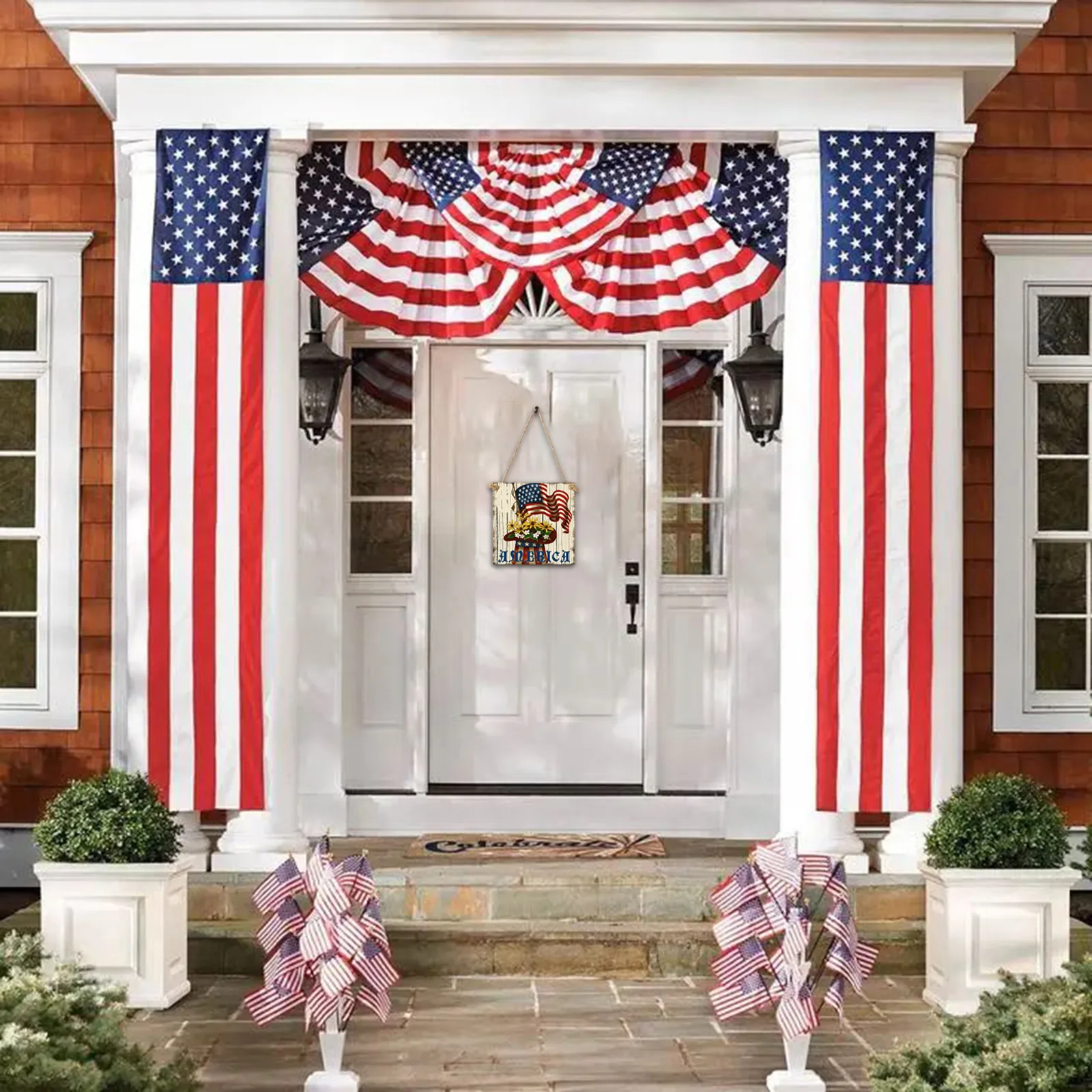 

Personalized Wooden Hanging Ornaments Independence Day Hangings Listing At The Door Ornaments Decoration Hanging Pandents