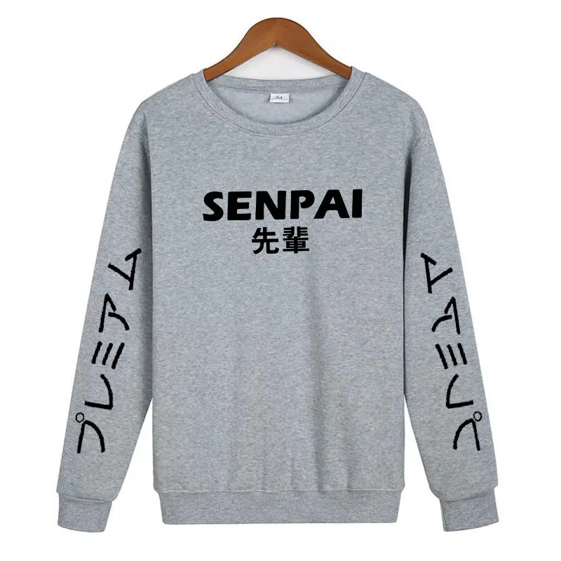Модная японская уличная одежда SENPAI, толстовка с капюшоном, несколько цветов, мужские и женские толстовки, пуловер, sudadera hombre