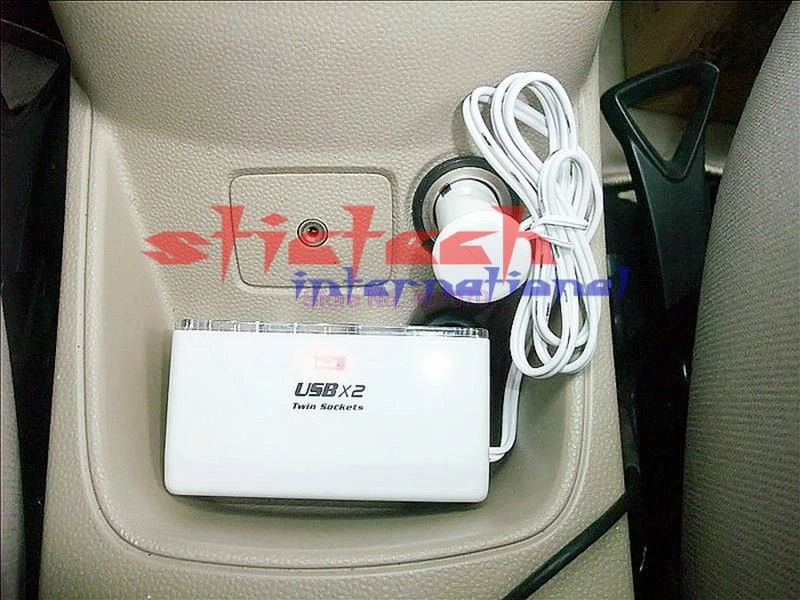 DHL или Fedex 200 шт. двойной USB многофункциональный автомобильный видеорегистратор с