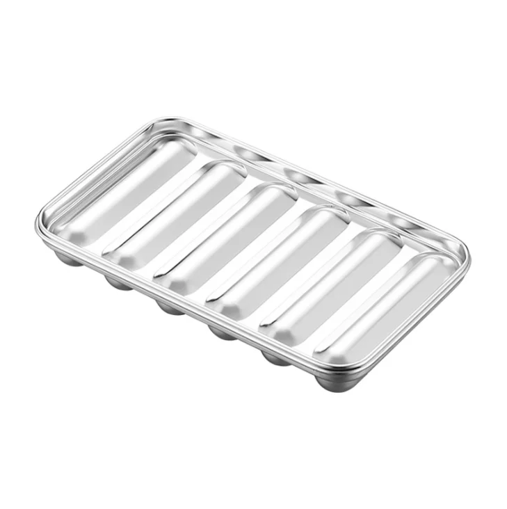 

304 stainless steel sausage mold can be steamed or roasted homemade ham sausage plate