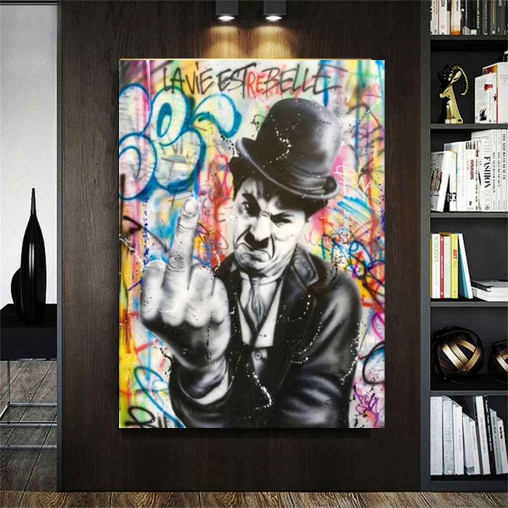 Настенные постеры и принты для мальчиков чаплинов современные картины на холсте