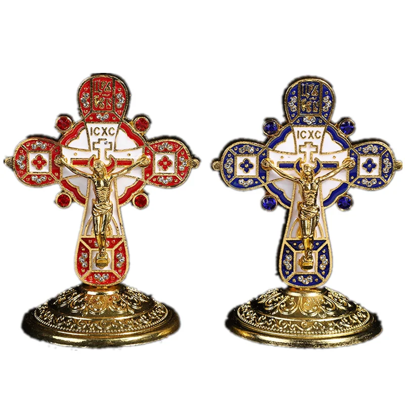 Jesus Cross Orthodox Catholic Icon Religious Home Decoration Church Crafts | Дом и сад