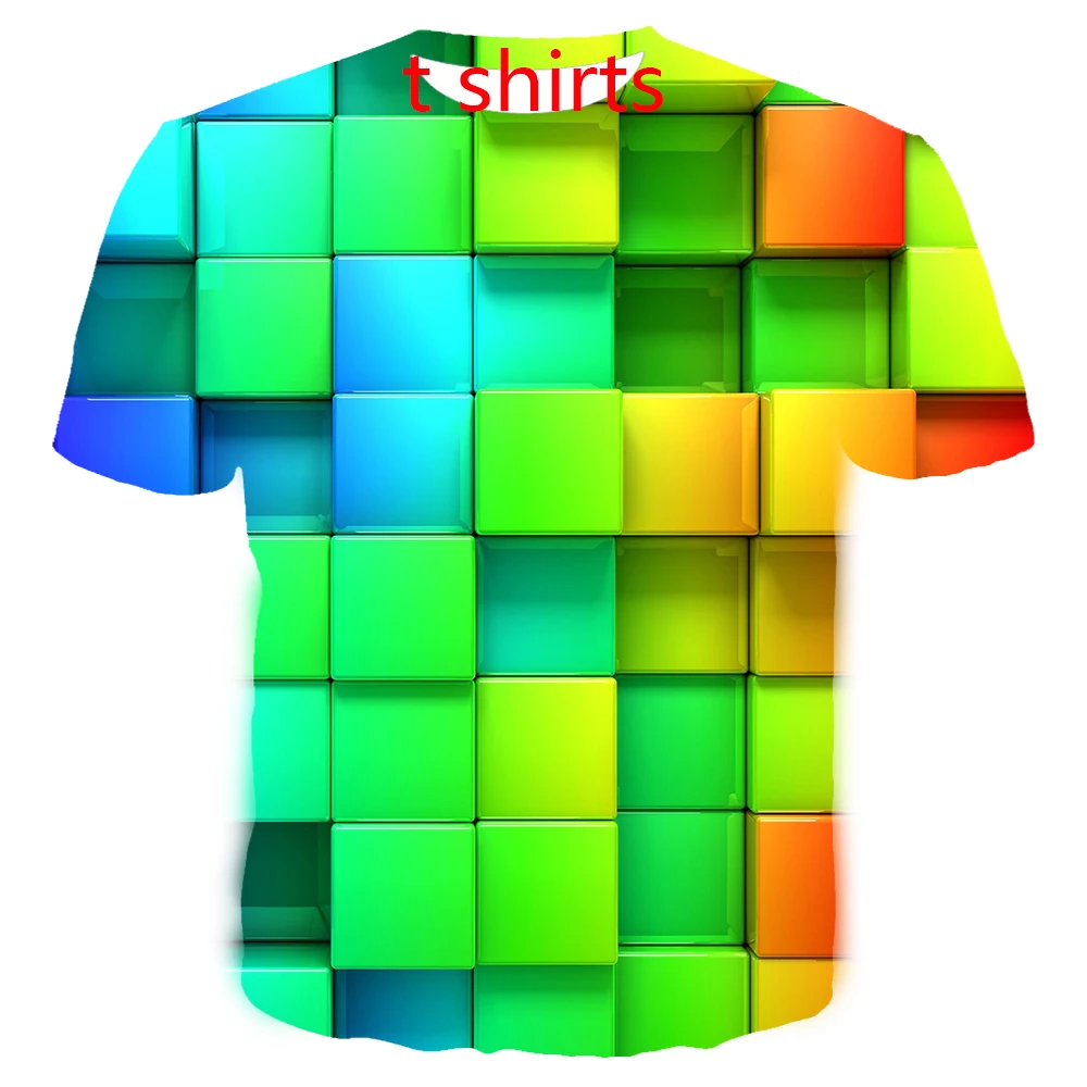 Красочный квадратный жилет с 3d принтом/футболки/толстовки на молнии/Брюки Модный