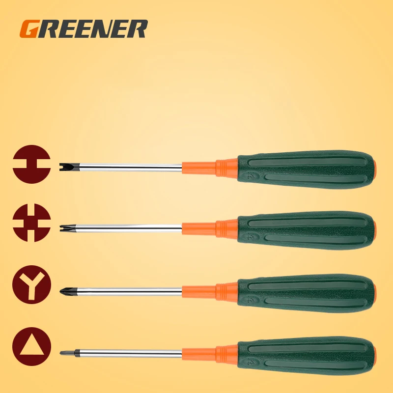 

GREENER Special-shaped Screwdriver Magnetic Set Multifunctional U-shaped Y-shaped Inner Cross Switch Socket Triangle Screwdriver