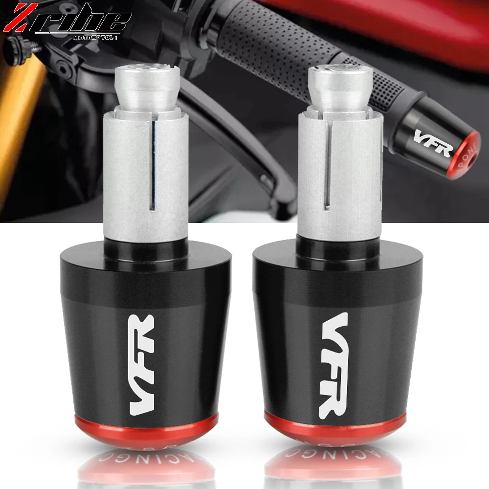 

Motorcycle Accessories 7/8" 22MM Handlebar Hand Grips Handle Bar End Cap For Honda VFR400 NC30 VFR750 VFR800/F VFR 800 VFR1200/F