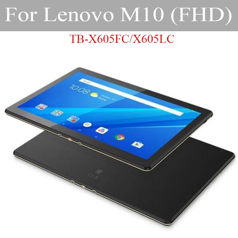 

For Lenovo M10 10.1" 2020 Tablet Case For TB-X605FC TB-X605LC MUltra-Slim Leather Flip Protective Cover Solid Color Soft Shell