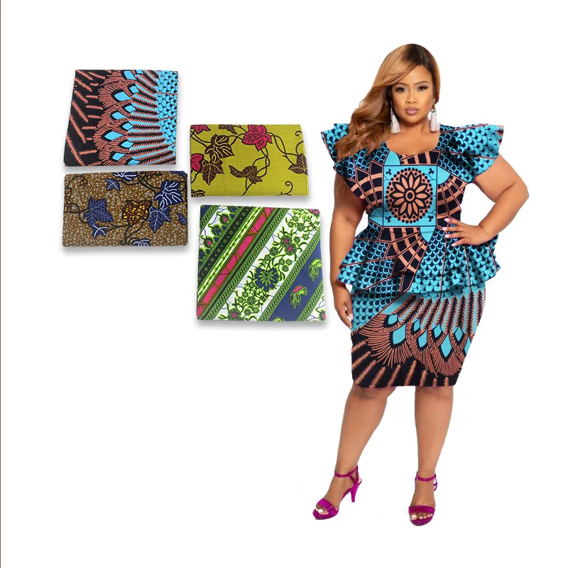 2021 Высококачественная африканская восковая ткань хлопковая африканский