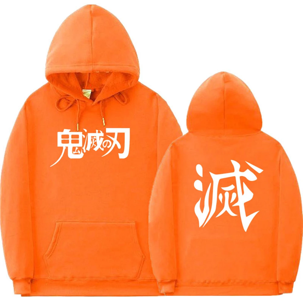 

Demon Slayer Streetwear Hoodies Women's Hoodie Sweatshirt Harajuku Casual Clothing Tops Kawaii Female Clothes Long Sleeve Shirts