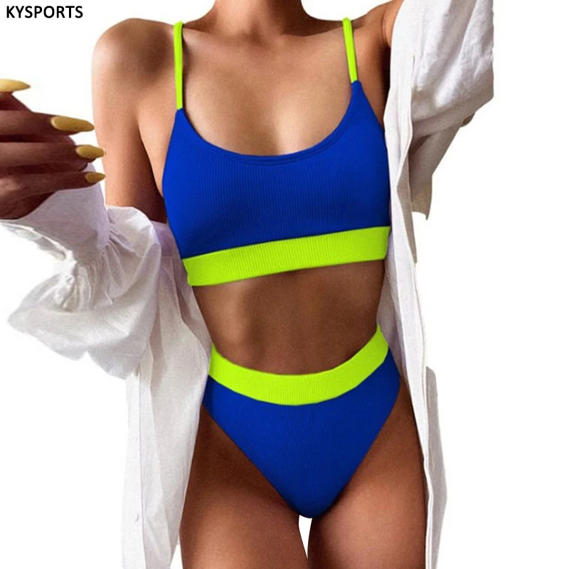

Female Swimsuit Split High Waist Sexy Fashion Bikini