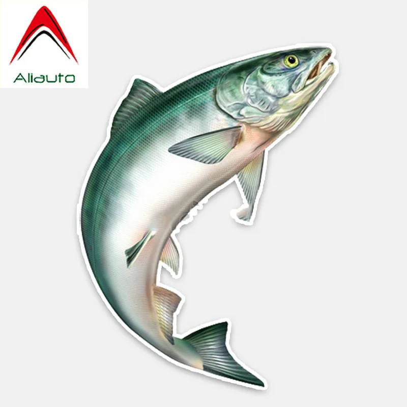 

Aliauto Lifelikeness стикер для автомобиля, новинка, животные, прыгающие рыбы, ПВХ украшения, аксессуары, водостойкая Наклейка ПВХ, 16 см * 12 см